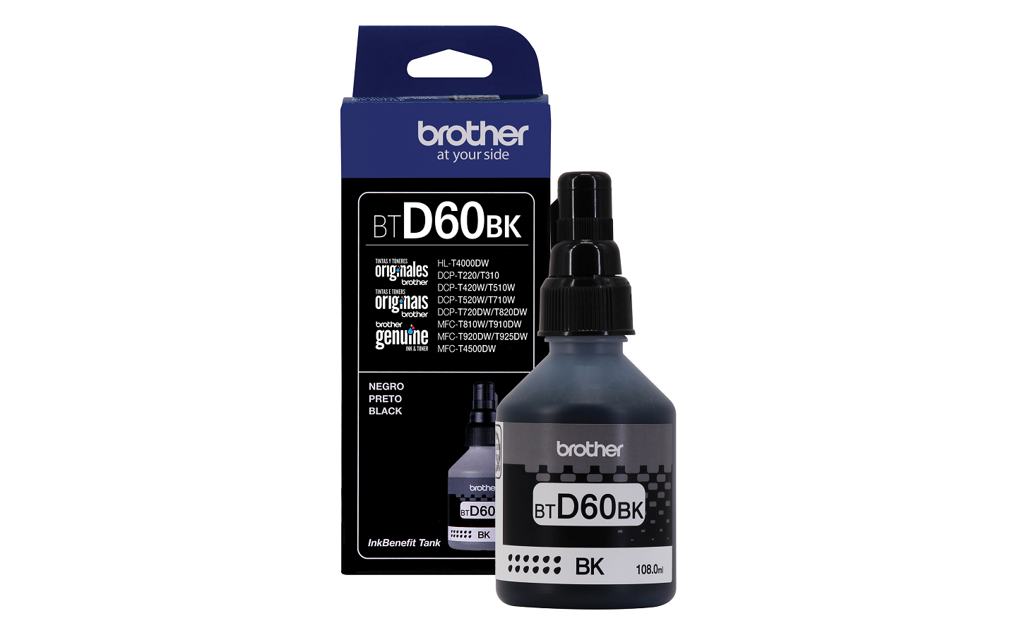 TINTA BROTHER 1/4 NEGRA