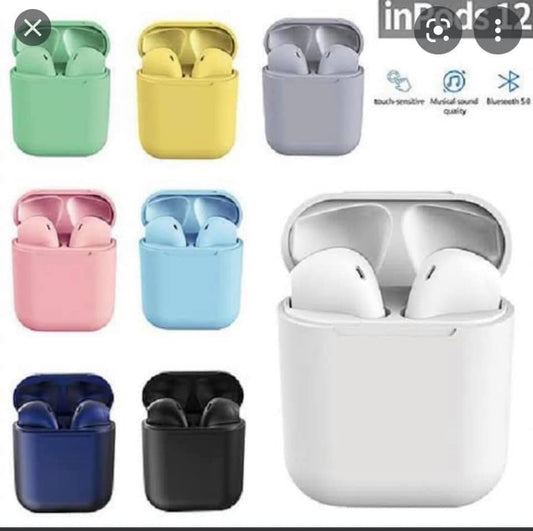 AUDIFONOS BLUETOOTH INPODS12 COLORES