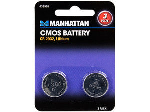 BATERIA CMOS MANHATTAN CR2032 C/2 PIEZAS