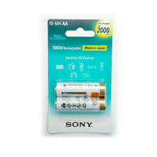 BATERIAS RECARGABLES SONY 2 PIEZAS AAA AC-1865