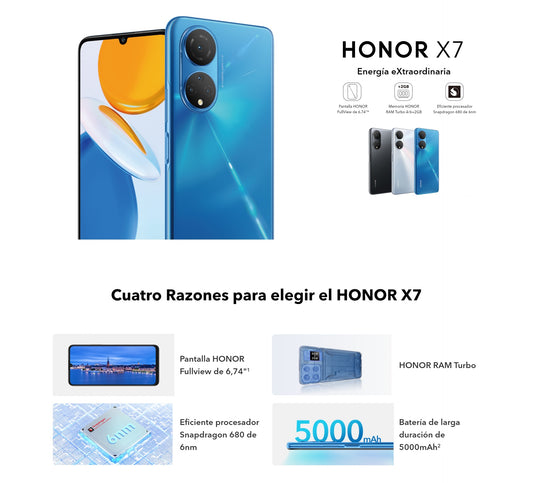 TELEFONO HONOR X7 128GB+(6GB+2GB) * CMA-LX3